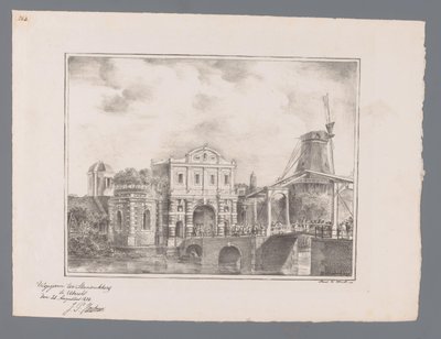 Catharijnepoort in Utrecht by Cornelis van Hardenbergh