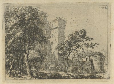 Ruins of Castle Duurstede by Cornelis van Hardenbergh