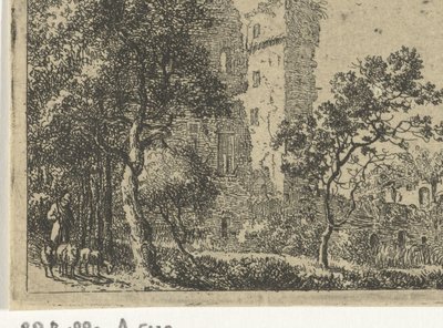 Ruins of Castle de Haar by Cornelis van Hardenbergh