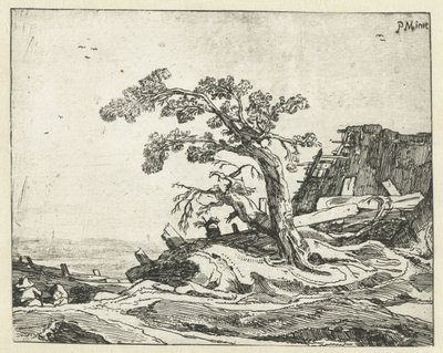 Landscape with Tree by Cornelis van Kittensteyn (attributed to)
