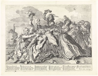 The Struggle for the Trousers by Cornelis van Kittensteyn