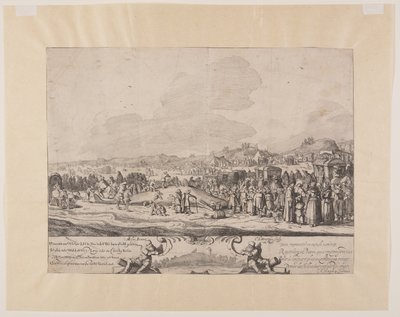 The Cachalot Stranded between Noordwijk and Zandvoort by Cornelis van Kittensteyn