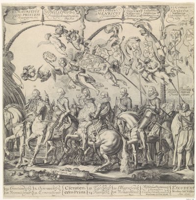 Triumphal Procession of William of Orange, Right Panel by Cornelis van Kittensteyn
