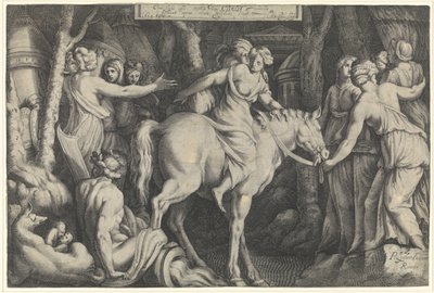 Flight of Cloelia Across the Tiber by Cornelis van Kittensteyn