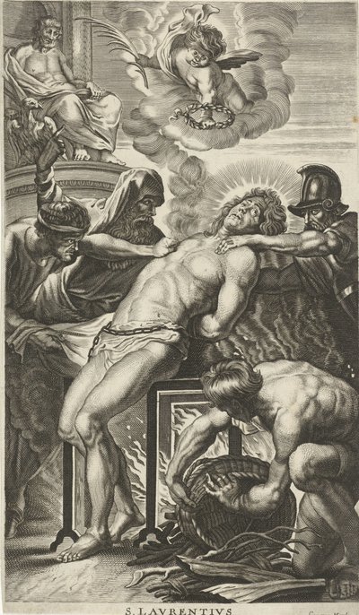 Martyrdom of Saint Lawrence by Cornelis van Merlen