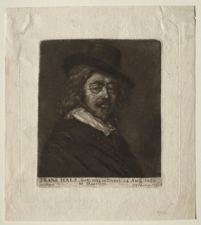 Frans Hals by Cornelis van Noorde