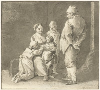 Group of Figures by Cornelis van Noorde
