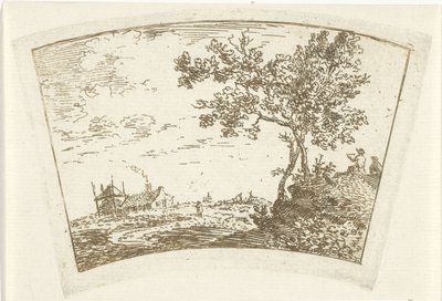 Landscape with a Farmhouse by Cornelis van Noorde