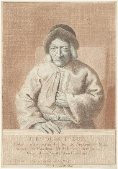 Portrait of Hendrik Tilly by Cornelis van Noorde