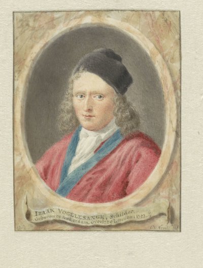 Portrait of Izaak Vogelensanck by Cornelis van Noorde
