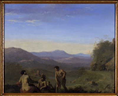 Arcadian Landscape by Cornelis van Poelenburgh or Poelenburch