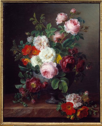 Flower Vase by Cornelis van Spaendonck