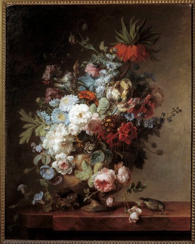 Still Life with Flowers by Cornelis van Spaendonck