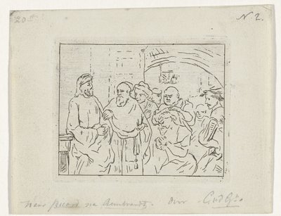 Christ and the Adulterous Woman by Cornelis van der Griendt