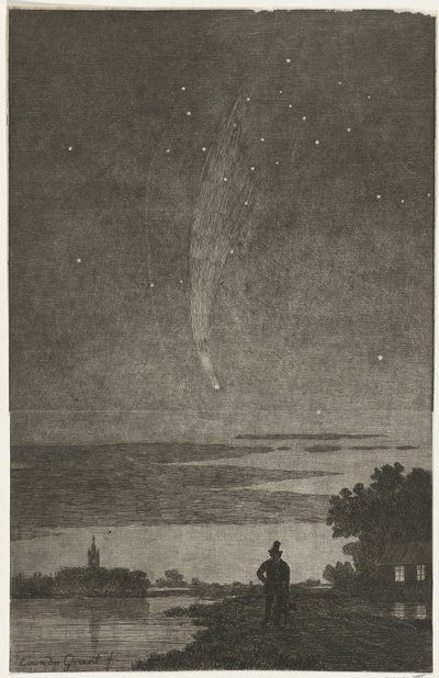 The Comet of Donati, 1858 by Cornelis van der Griendt