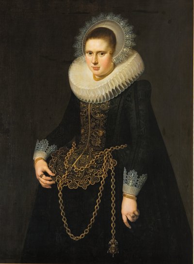 Portrait of a 22-Year-Old Woman by Cornelis van der Voort