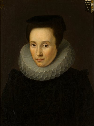 Portrait of Elizabeth Helyar, Mrs John Bridgeman by Cornelius (attr. to) Janssen van Ceulen