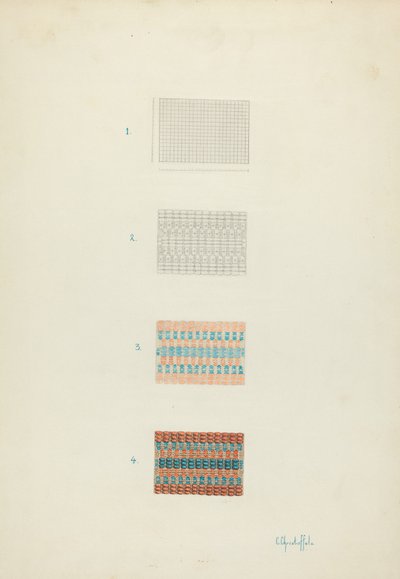 Coverlet (detail) by Cornelius Christoffels