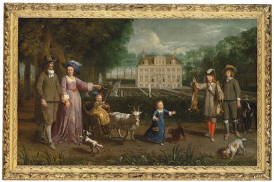Group Portrait of a Family by Cornelius Holsteyn