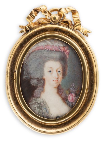 Portrait of Sophia Magdalena of Denmark 1746-1813, Queen of Sweden by Cornelius Høyer