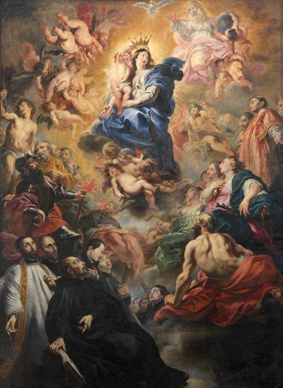Coronation of the Virgin by Cornelius I Schut
