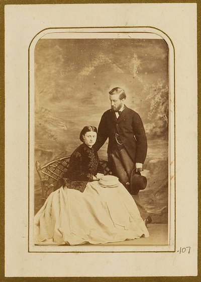 Duke and Duchess of St Albans by Cornelius Jabez Hughes