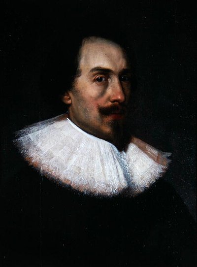 Unknown Gentleman in a White Collar by Cornelius Jansen