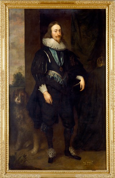 Charles I by Cornelius Janssen van Ceulen