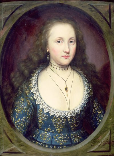 Portrait of a Lady Called Mary, Countess of Pembroke by Cornelius Janssen van Ceulen