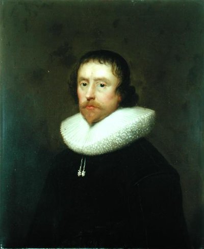 Portrait of Colonel Francis Hungate of Saxton by Cornelius Janssen van Ceulen