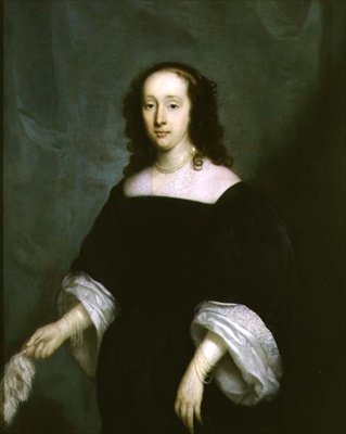 Portrait of a Lady Holding a Feather by Cornelius Janssen van Ceulen