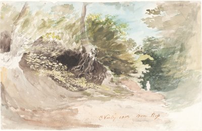A Wooded Lane near Ross by Cornelius Varley