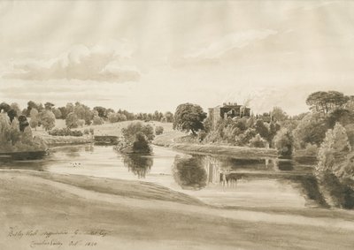 Betley Hall by Cornelius Varley