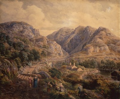 Pass of Pont Aber Glaslyn, North Wales by Cornelius Varley