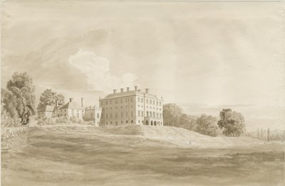 Patshull House by Cornelius Varley