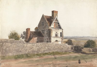 Remains of Purton Hall, Staffordshire by Cornelius Varley