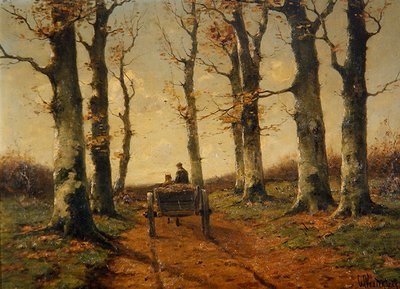 A Country Lane, c.1880 by Cornelius Westerbeek Jrn.