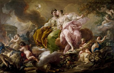 Allegory of Justice and Peace by Corrado Giaquinto