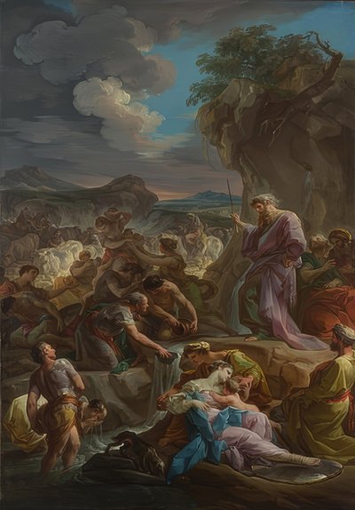 Moses Striking Water from the Rock. 1743-44 by Corrado Giaquinto
