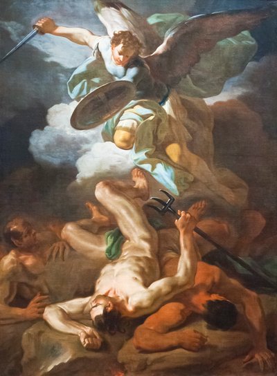 Saint Michael the Archangel Defeats Satan by Corrado Giaquinto