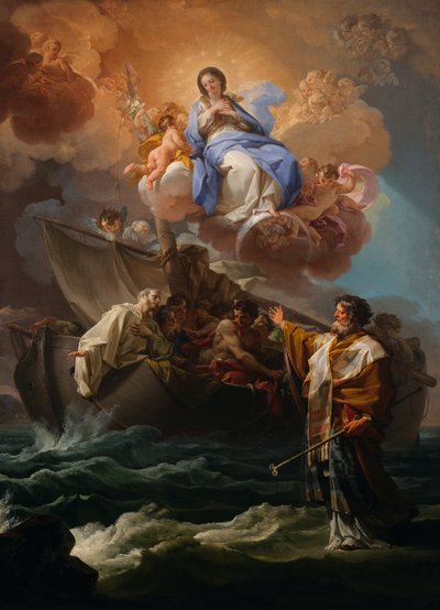 St Nicholas Saving the Shipwrecked by Corrado Giaquinto