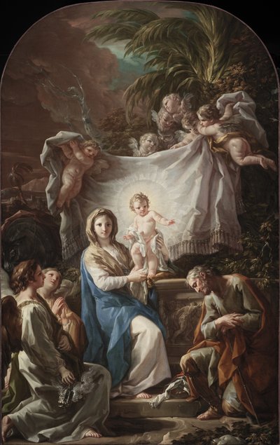 The Rest on the Flight into Egypt by Corrado Giaquinto