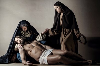 Pieta Christ Lamentation by Corrado La Licata