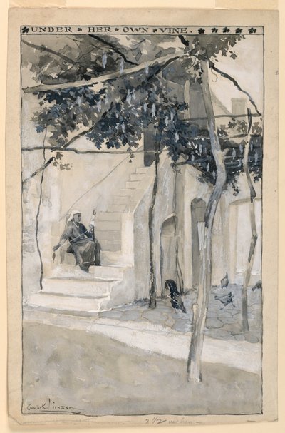 Under Her Own Vine, Illustration for 