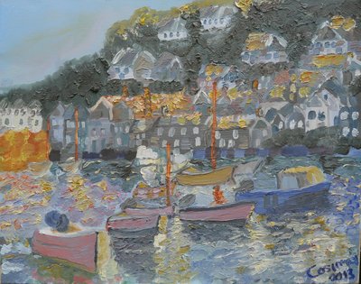 Mousehole Harbour, Cornwall by Cosima Duggal