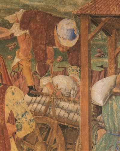Merchant at Work (detail) by Cosimo (attr. to) Tura