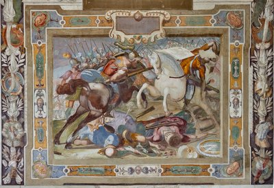 Battle Scene, from the Deeds of Godfrey of Bouillon at the Capture of Jerusalem by Cosimo Daddi