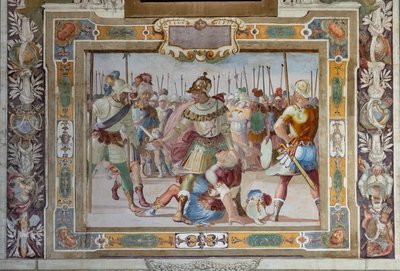 Battle Scene, from the Deeds of Godfrey of Bouillon at the Capture of Jerusalem by Cosimo Daddi
