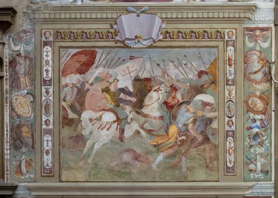 Battle Scene, from the Deeds of Godfrey of Bouillon at the Capture of Jerusalem by Cosimo Daddi