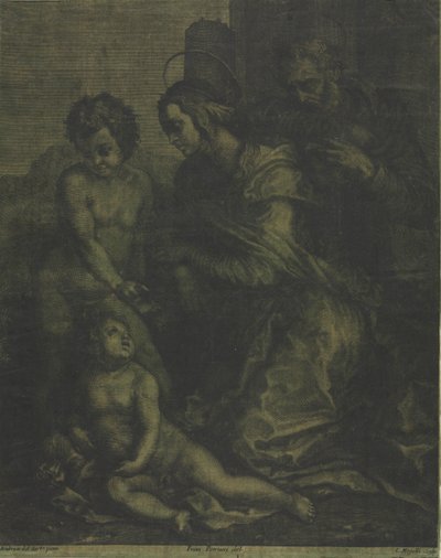 The Holy Family with Saint John by Cosimo Mogalli